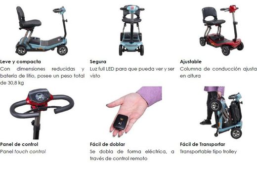 Scooter Lyrus, plegable electrónicamente