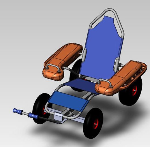 Silla anfibia marina