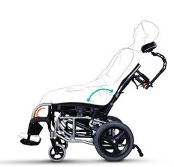 Silla basculante, reclinable y plegable vip 2