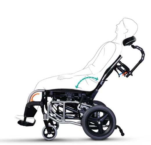 Silla basculante, reclinable y plegable vip 2