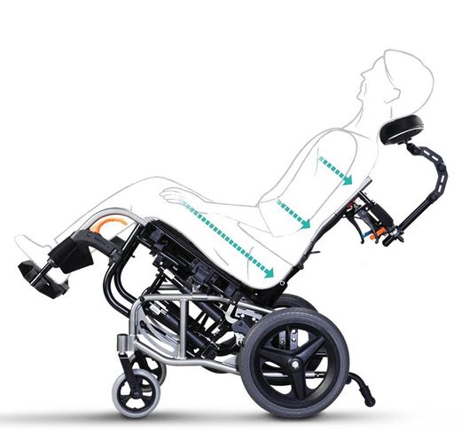 Silla basculante, reclinable y plegable vip 2