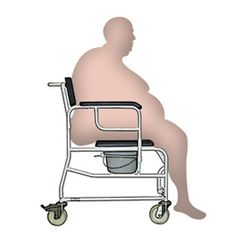 Silla de ducha samoa xl 71 cm.
