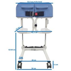 Silla de ducha-wc , grúa y transferencia moovy