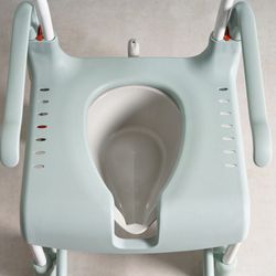 SILLA DE DUCHA Y WC "CLEAN" ABERTURA DELANT. 49 CM