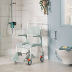 SILLA DE DUCHA Y WC "CLEAN" ABERTURA DELANT. 49 CM