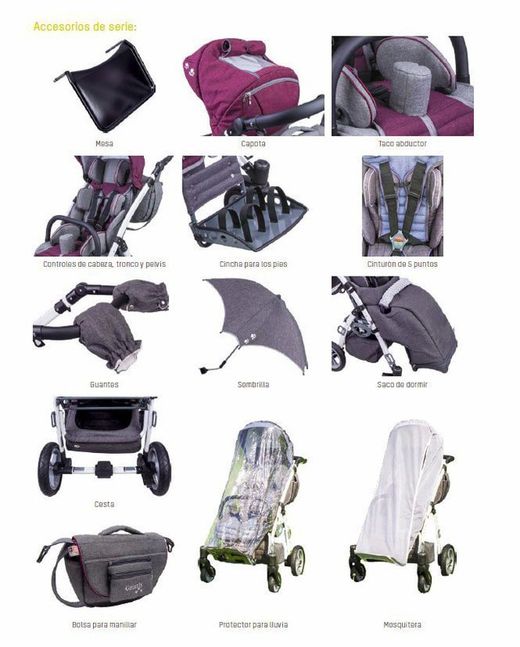 Silla de paseo pci grizzly de Wellell