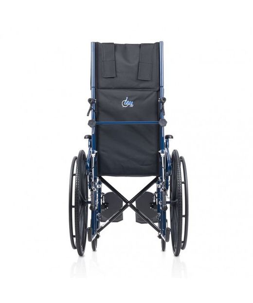 Silla de ruedas de acero plegable con respaldo reclinable PC 15/151