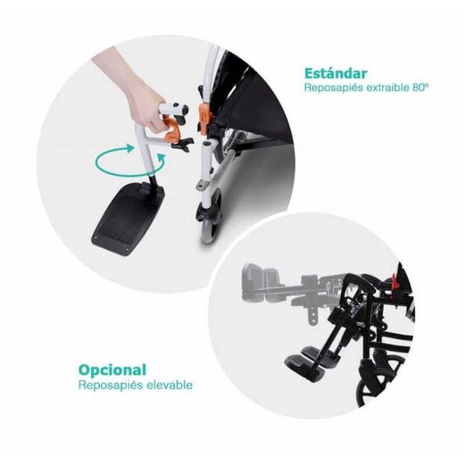 Silla de ruedas de aluminio Agile de Karma