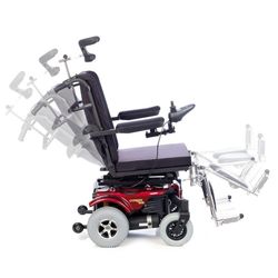 Silla De Ruedas Eléctrica Bariátrica Sepang