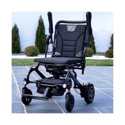 Silla de ruedas eléctrica libercar alma plegable de fibra de carbono