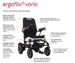 Silla de ruedas eléctrica plegable Ergoflix® Vario