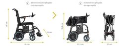 Silla de ruedas eléctrica plegable i-Explorer Carbon X