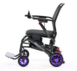 Silla De Ruedas Eléctrica Plegable Q50R Carbon