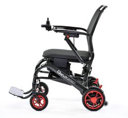 Silla De Ruedas Eléctrica Plegable Q50R Carbon