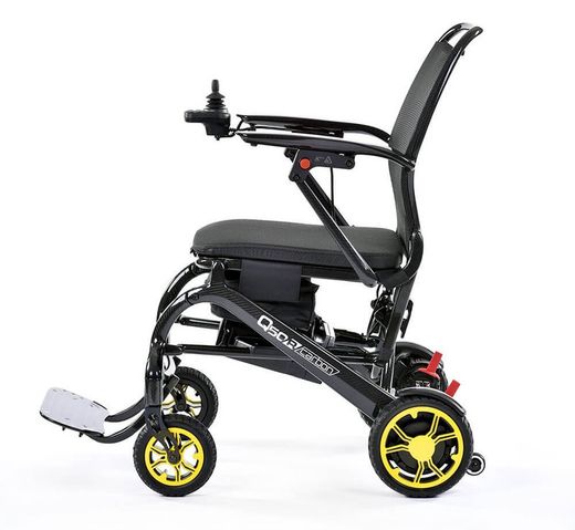 Silla De Ruedas Eléctrica Plegable Q50R Carbon