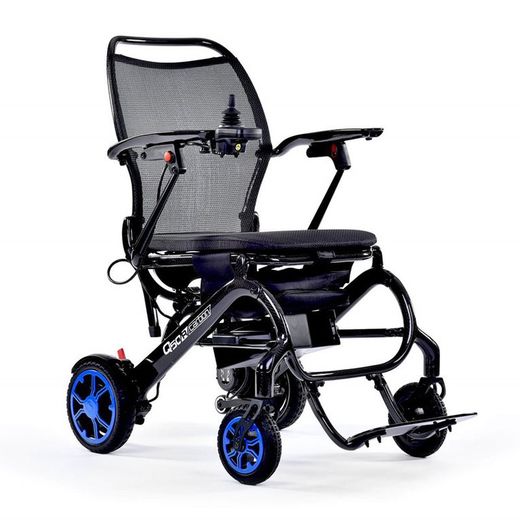 Silla De Ruedas Eléctrica Plegable Q50R Carbon