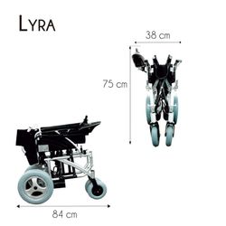 Silla de ruedas eléctrica de Aluminio Plegable Lyra
