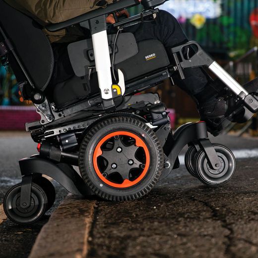 Silla De Ruedas Eléctrica Q300 M Mini Asiento Sedeo Lite