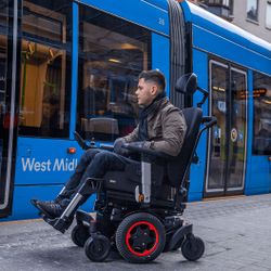 Silla De Ruedas Eléctrica Q300 M Mini Asiento Sedeo Lite