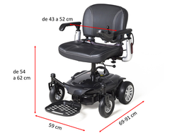 Silla de ruedas eléctrica R121 Eclipse River