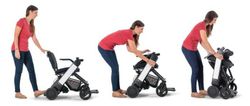 Silla de ruedas eléctrica whill model f con plegado vertical de Wellell