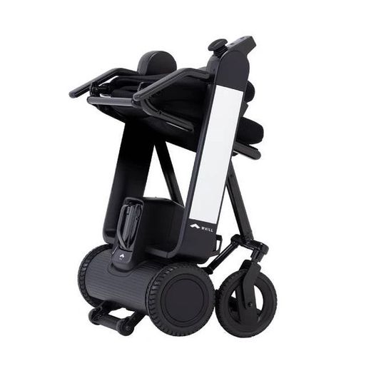 Silla de ruedas eléctrica whill model f con plegado vertical de Wellell