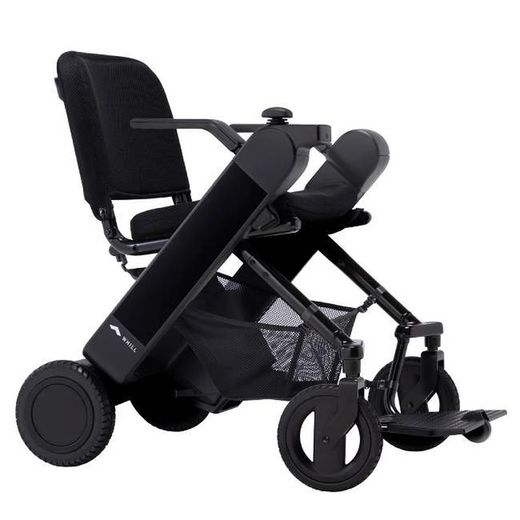 Silla de ruedas eléctrica whill model f con plegado vertical de Wellell