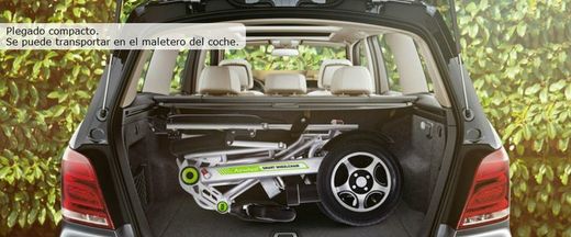 Silla de ruedas electronica con plegado automatico y control remoto airwheel H3T