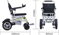 Silla de ruedas electronica con plegado automatico y control remoto airwheel H3T
