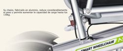 Silla de ruedas electronica con plegado automatico y control remoto airwheel H3T