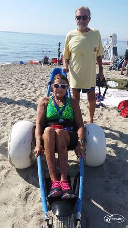 Silla de ruedas Hippocampe Playa