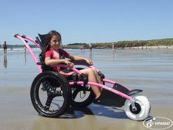 Silla de ruedas Hippocampe Playa