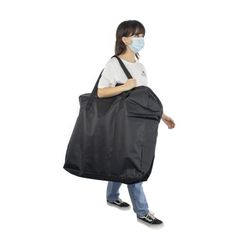 Silla de ruedas para tránsito Plegable de Aluminio negro Saturno