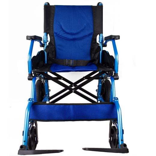 Silla de ruedas, Plegable de Aluminio Freno en manetas Pirámide