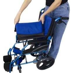 Silla de ruedas, Plegable de Aluminio Freno en manetas Pirámide