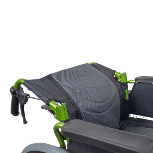 Silla de ruedas plegable de Aluminio  Respaldo partido  Bolonia