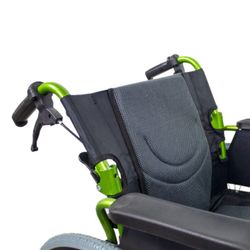 Silla de ruedas plegable de Aluminio  Respaldo partido  Bolonia