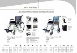Silla de ruedas plegable manual, de poco peso 200 rg