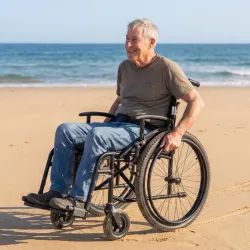 Silla de Ruedas Todoterreno Plegable KMINA K10077