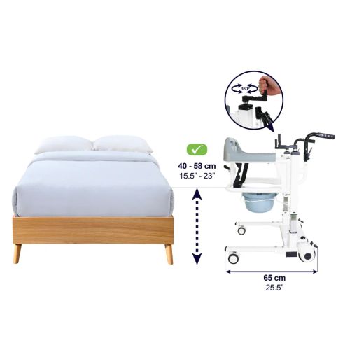 Silla de Transferencia y aseo  Kmina K40064
