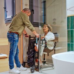 Silla-grúa de transferencia eléctrica multifuncional aupa chair