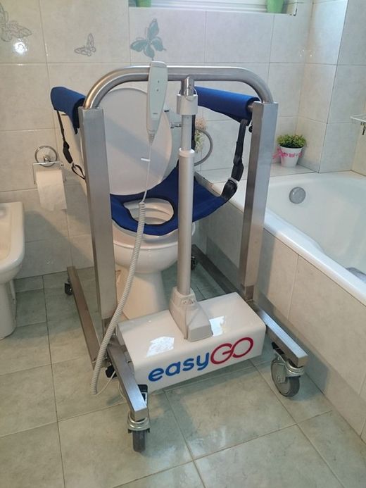 Silla- grúa especial para el traslado de pacientes easygo