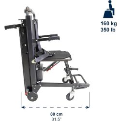 Silla Salvaescaleras Portátil Eléctrica, Silla Sube Escaleras para Adultos Kmina K40067