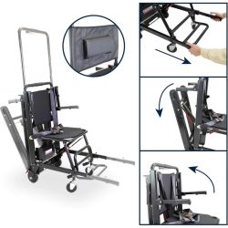 Silla Salvaescaleras Portátil Eléctrica, Silla Sube Escaleras para Adultos Kmina K40067