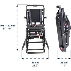 Silla Salvaescaleras Portátil Eléctrica, Silla Sube Escaleras para Adultos Kmina K40067