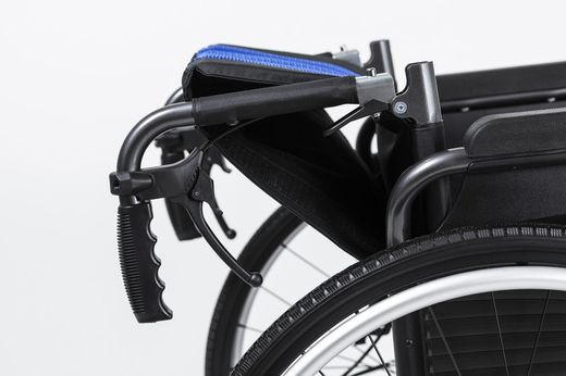 Silla  D200 Split  de transito rueda grande, de aluminio