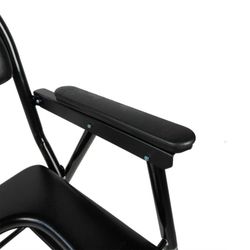 Silla WC inodoro, Plegable, Acero cromado Guadalquivir
