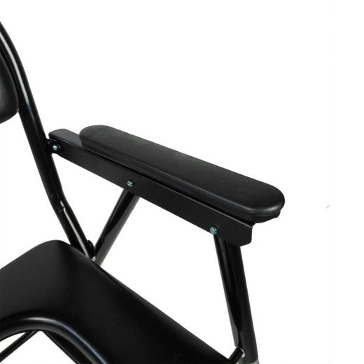 Silla WC inodoro, Plegable, Acero cromado Guadalquivir