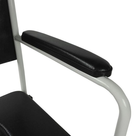 Silla WC inodoro, Plegable ,Con tapa ,acero cromado Ebro