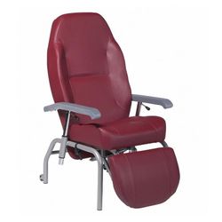 Sillón de descanso normandie con respaldo reclinable y reposapiés elevable